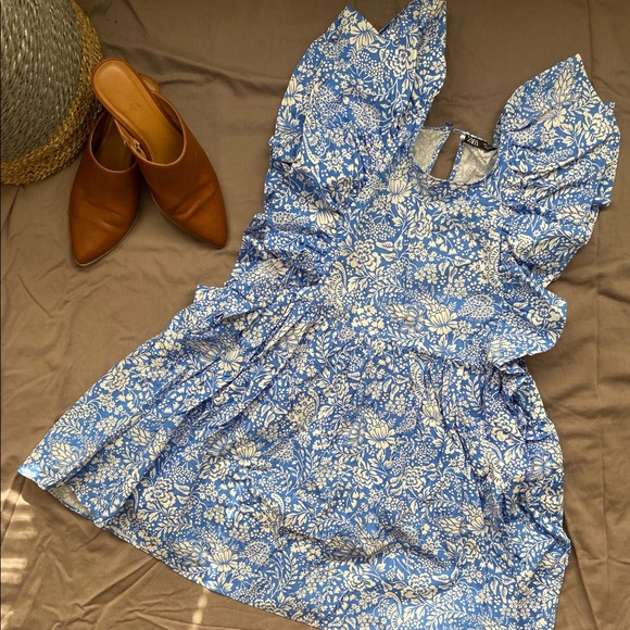 Zara Dresses & Skirts - Ruffled Mini-Dress
